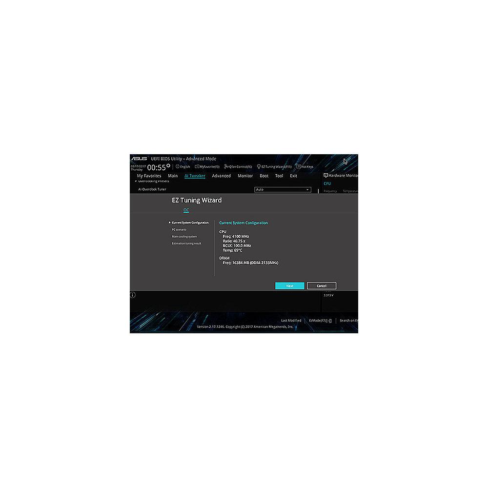 ASUS PRIME Z370-A II ATX Mainboard 1151 DP/HDMI/DVI/M.2/USB3.1