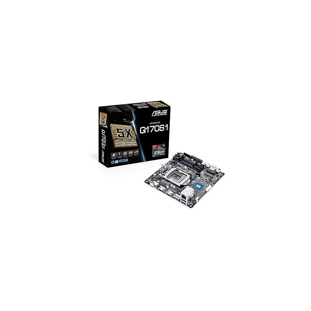 ASUS Q170S1/CSM mini STX Mainboard 1151 DP/2xHDMI/M.2/USB3.1