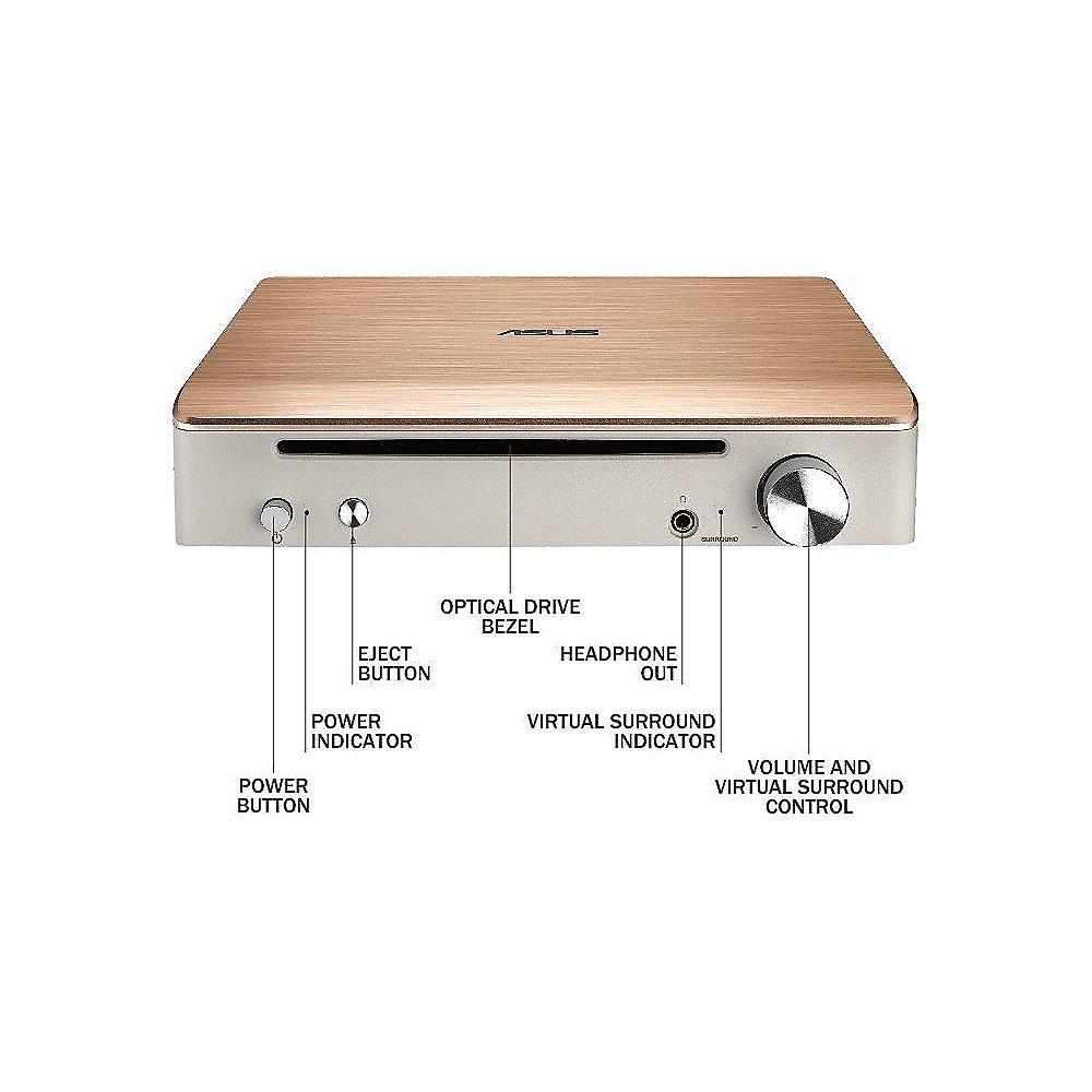 ASUS SBW-S1 Pro Impresario Blu-ray Brenner USB 2.0 3D gold 90DD01H5-M69000, ASUS, SBW-S1, Pro, Impresario, Blu-ray, Brenner, USB, 2.0, 3D, gold, 90DD01H5-M69000