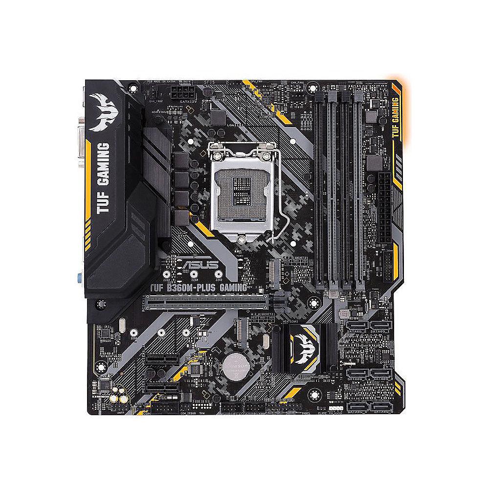 ASUS TUF B360M-Plus GAMING mATX Mainboard 1151 HDMI/VGA/M.2/USB3.1, ASUS, TUF, B360M-Plus, GAMING, mATX, Mainboard, 1151, HDMI/VGA/M.2/USB3.1