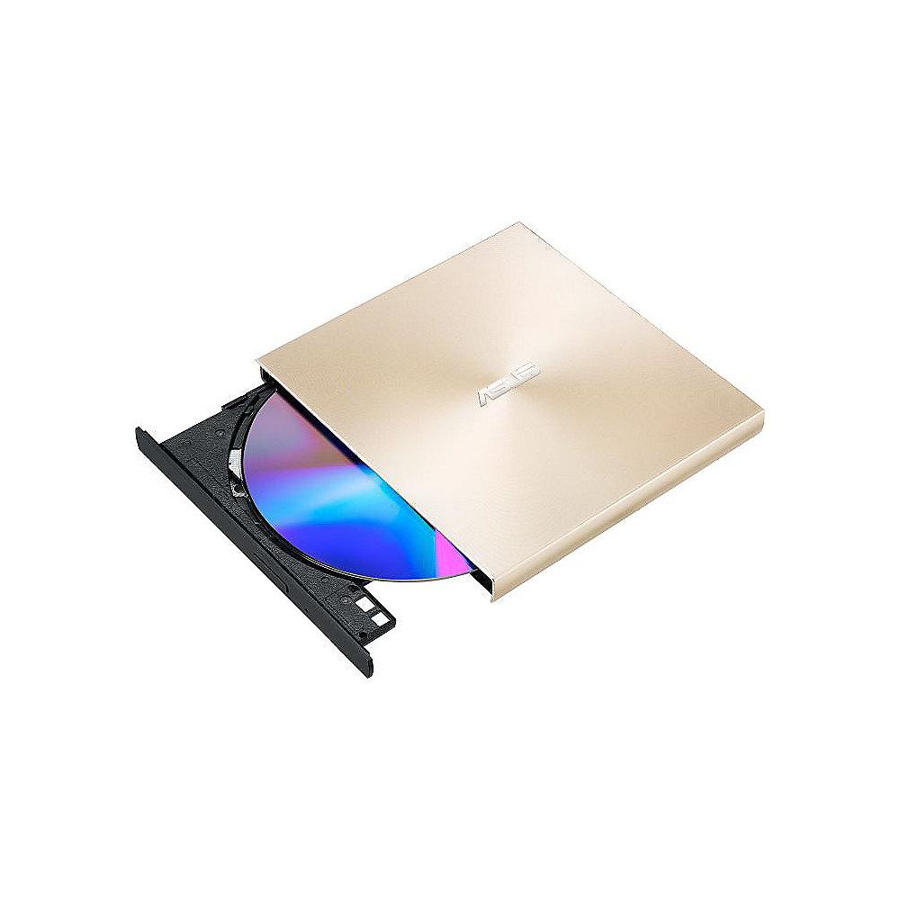 Asus ZenDrive U9M DVD Ultra Slim Brenner MDisk USB2.0/ Type C gold Mac/PC