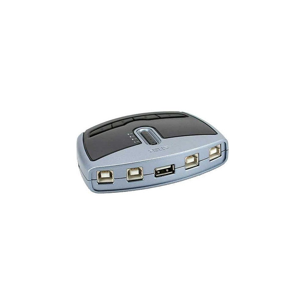 Aten US-421A 4 Port USB Switch 4 Rechner/1USB-Gerät