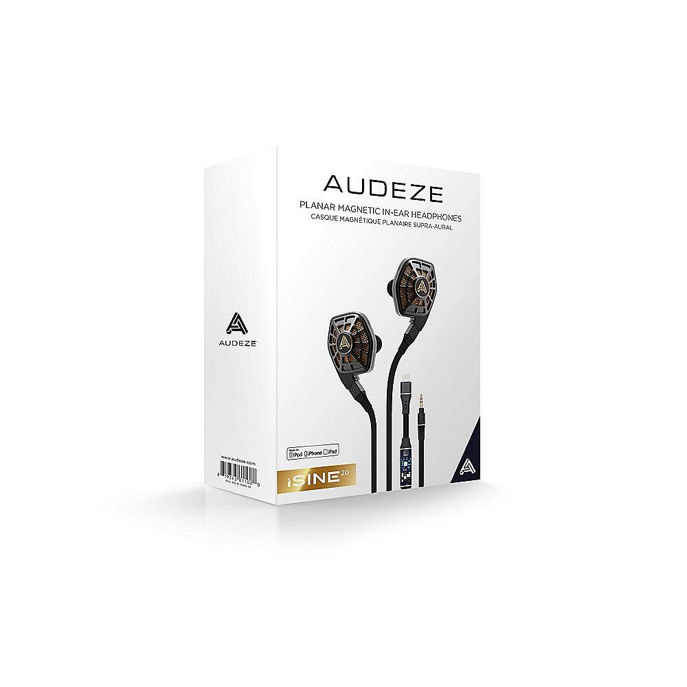 Audeze iSine 20 In-Ear HighEnd Kopfhörer mit Lightning-Kabel