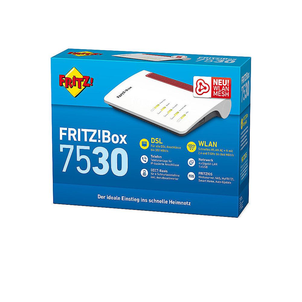 AVM FRITZ!Box 7530 WLAN-ac VoIP VDSL/DSL Dualband Gigabit Router