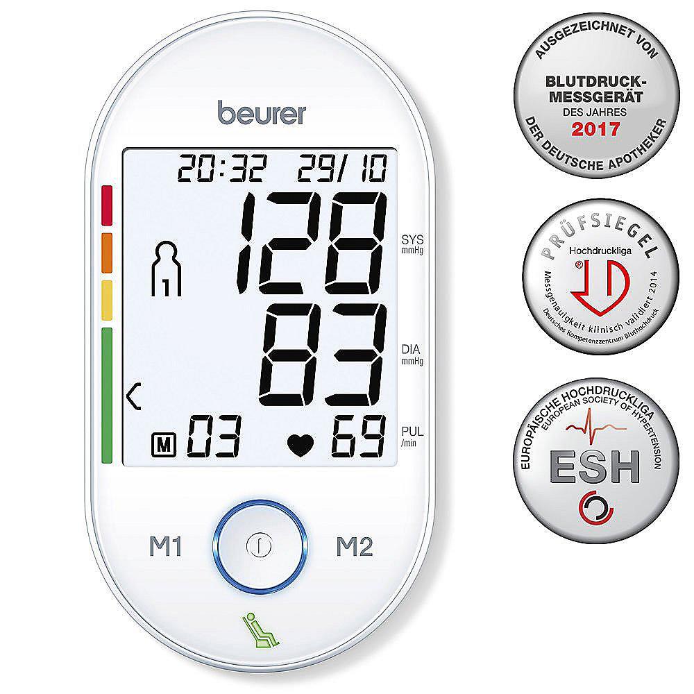 Beurer BM 55 Oberarm-Blutdruckmessgerät weiß
