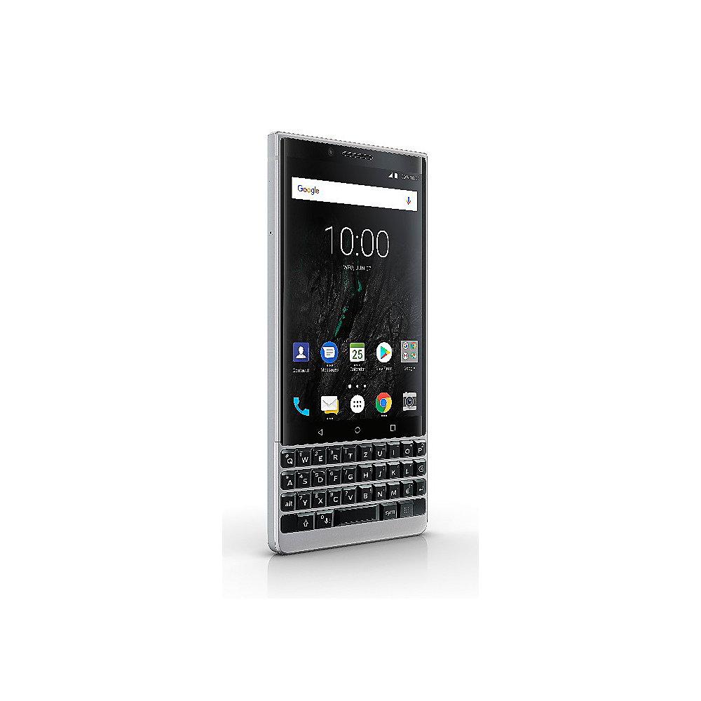 BlackBerry KEY2 silver 6/64GB Android 8.1 Smartphone mit innovativer Tastatur, BlackBerry, KEY2, silver, 6/64GB, Android, 8.1, Smartphone, innovativer, Tastatur