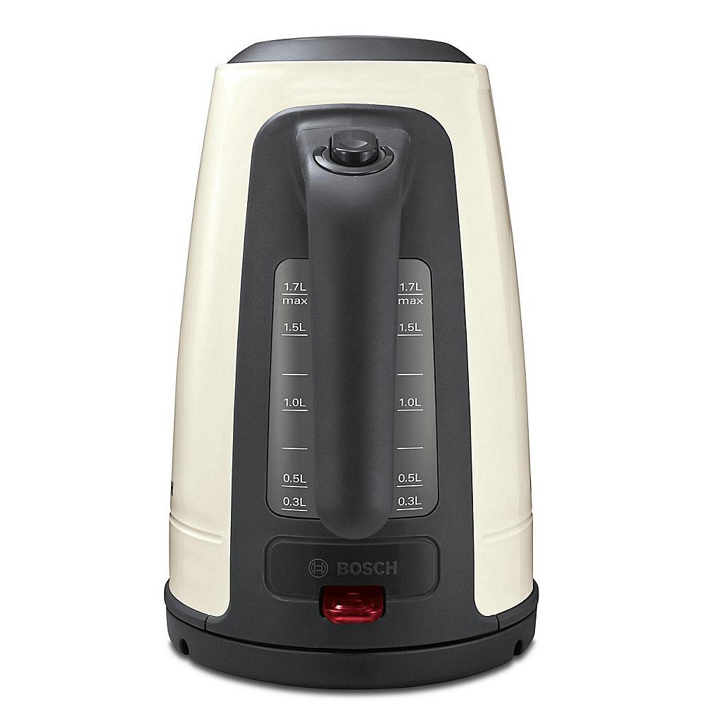 Bosch TWK6A017 ComfortLine Wasserkocher kabellos 1,7 Liter creme