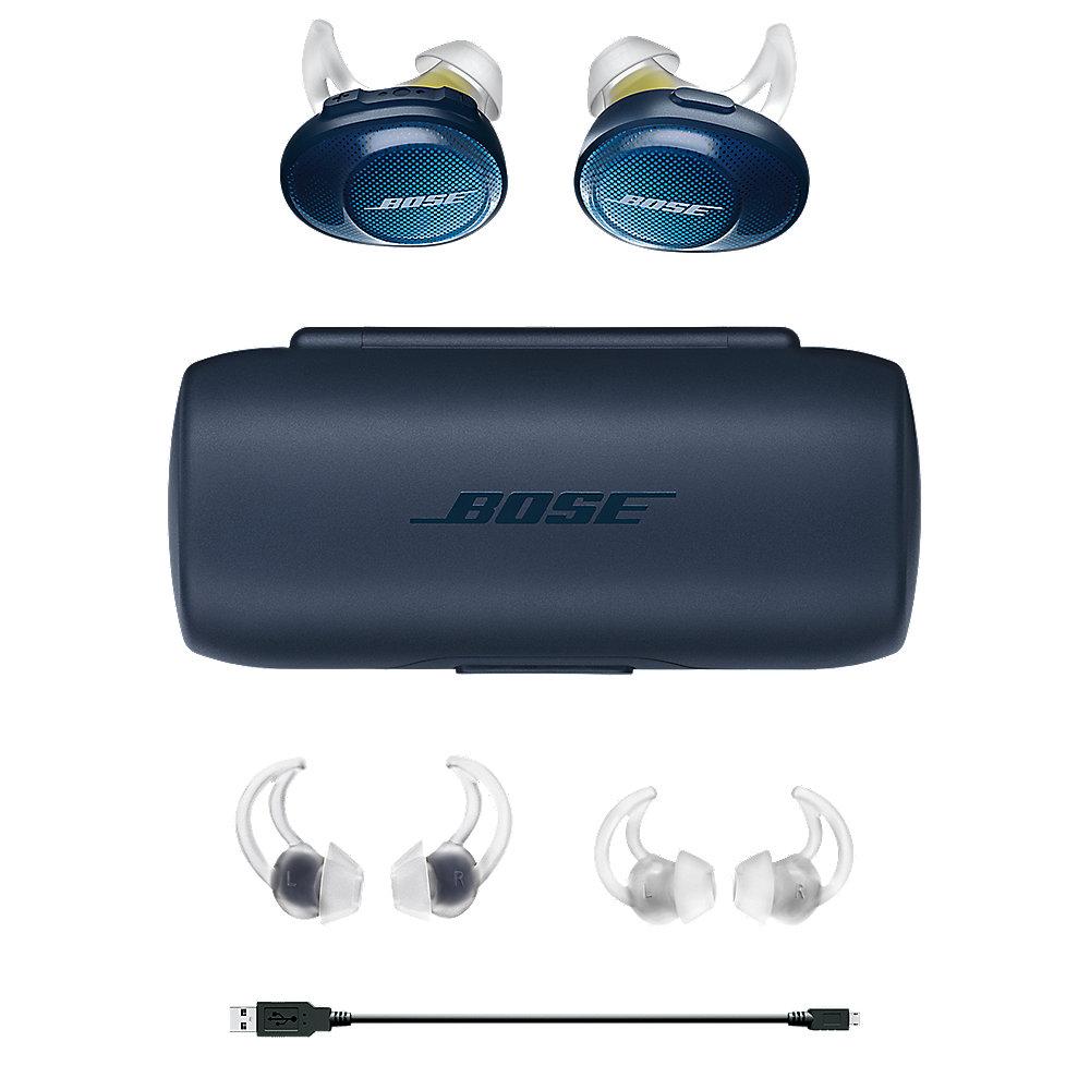 BOSE SoundSport Free Wireless In-Ear Kopfhörer Blau, BOSE, SoundSport, Free, Wireless, In-Ear, Kopfhörer, Blau
