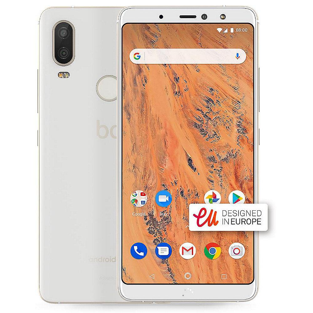 bq Aquaris X2 3GB/32GB sand gold white Dual-SIM Android One 8.1 Smartphone