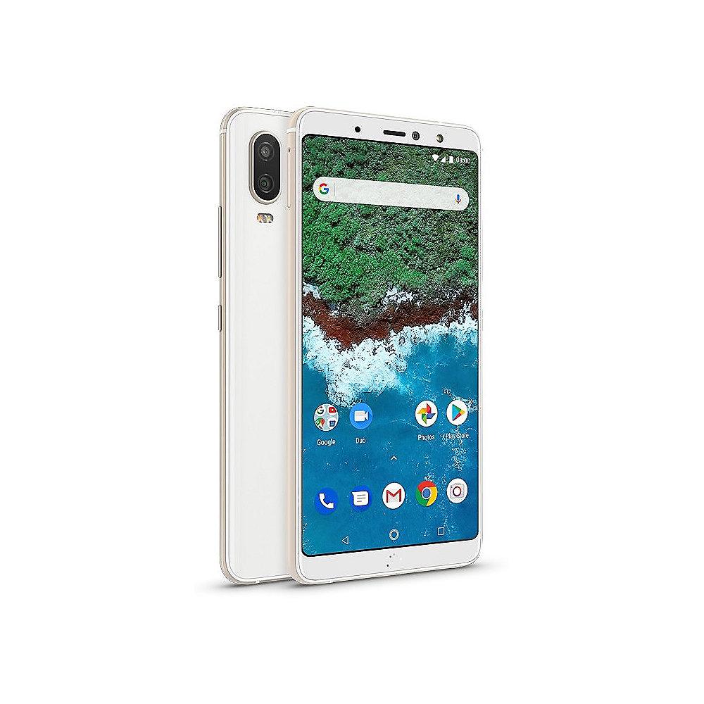 bq Aquaris X2 Pro 4GB/64GB glaze white Dual-SIM Android One 8.1 Smartphone