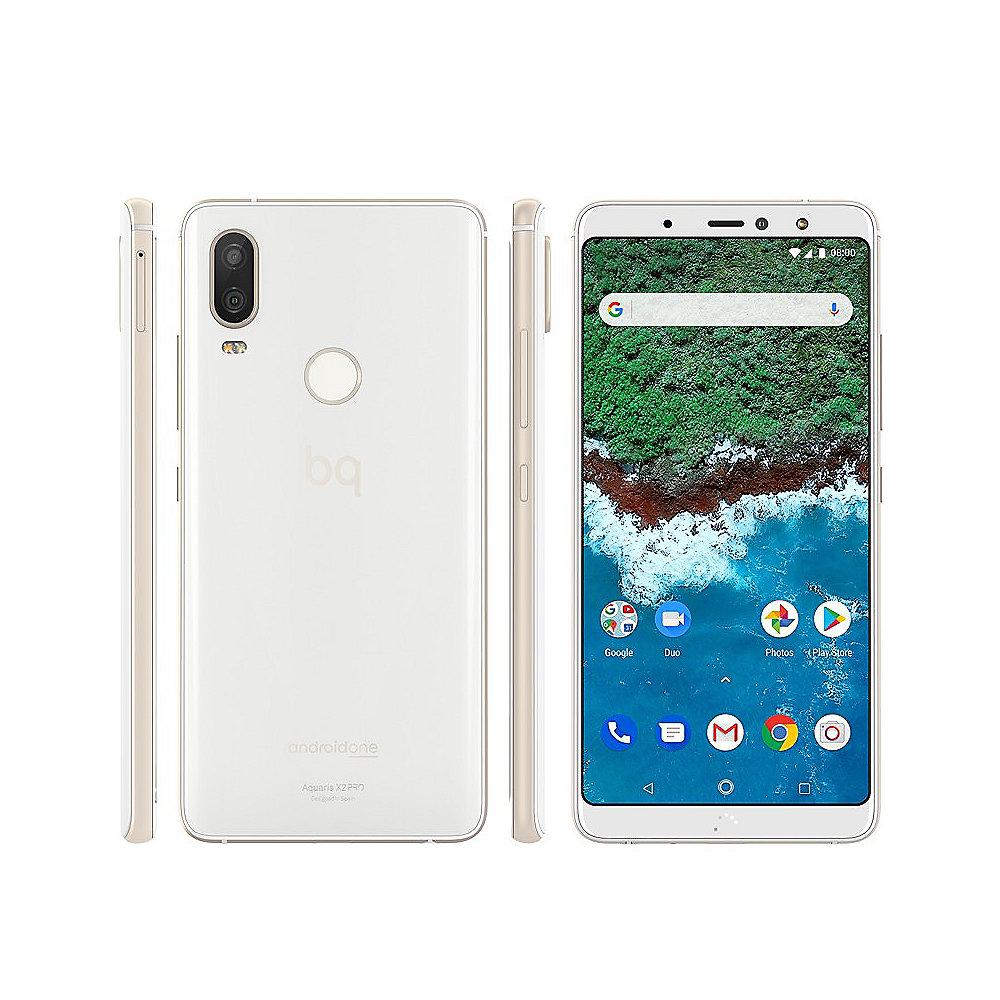 bq Aquaris X2 Pro 4GB/64GB glaze white Dual-SIM Android One 8.1 Smartphone