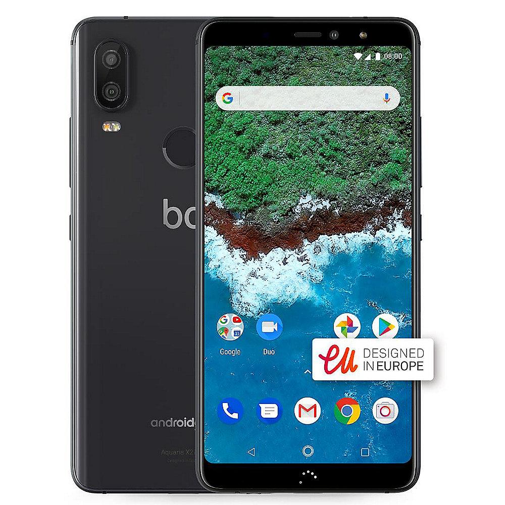 bq Aquaris X2 Pro 4GB/64GB midnight black Dual-SIM Android One 8.1 Smartphone