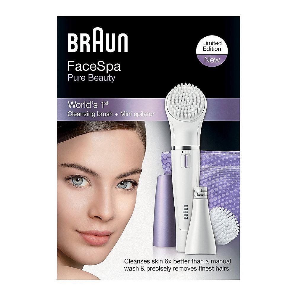 Braun Face 832N Gesichtsreinigungsbürste und -epilierer lila