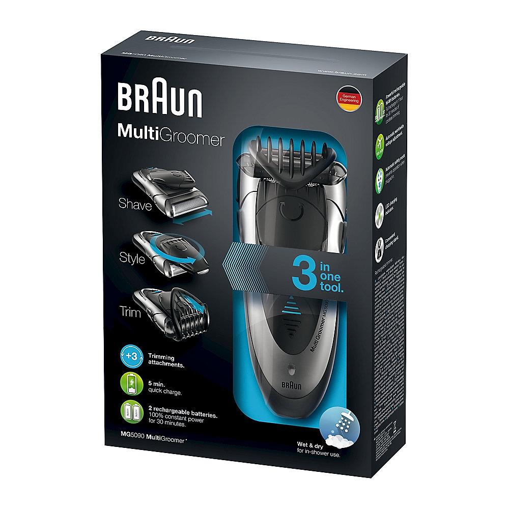 Braun MG5090 MultiGroomer 3in1 - Rasierer, Styler & Trimmer in einem