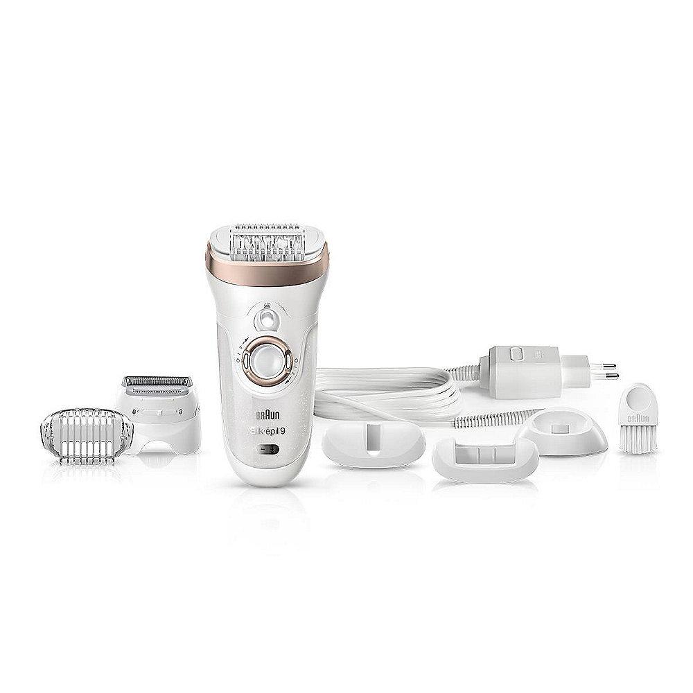 Braun Silk-épil 9 9-561 Wet & Dry Epilierer mit 6 Extras