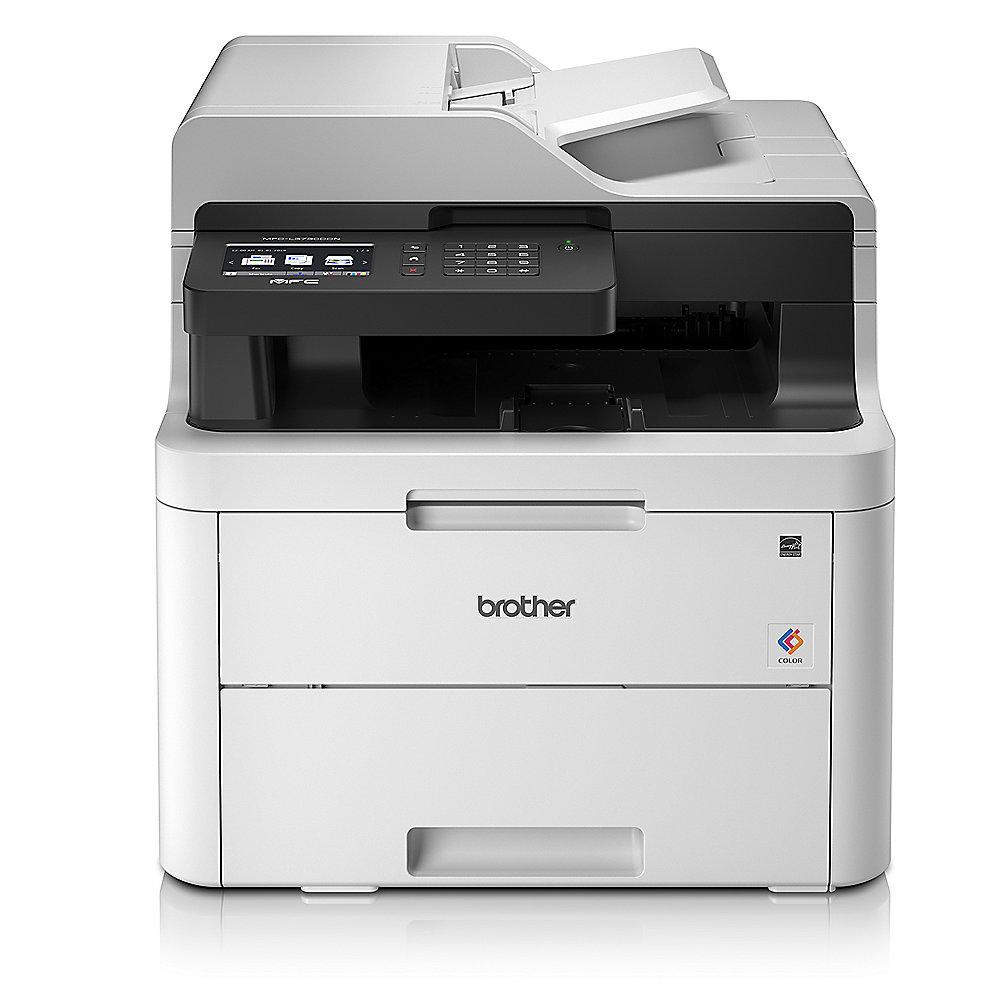 Brother MFC-L3730CDN Farblaser-Multifunktionsdrucker Scanner Kopierer Fax LAN, Brother, MFC-L3730CDN, Farblaser-Multifunktionsdrucker, Scanner, Kopierer, Fax, LAN