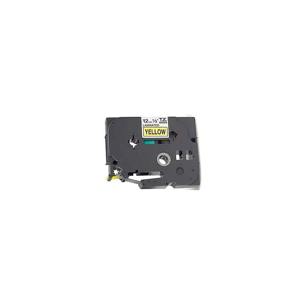 Brother TZe-631 Schriftband schwarz auf gelb 12mm x 8m selbstklebend