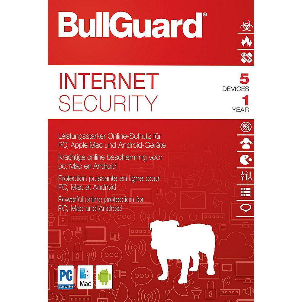 BullGuard Internet Security 2018 5 Devices 1 Jahr - ESD