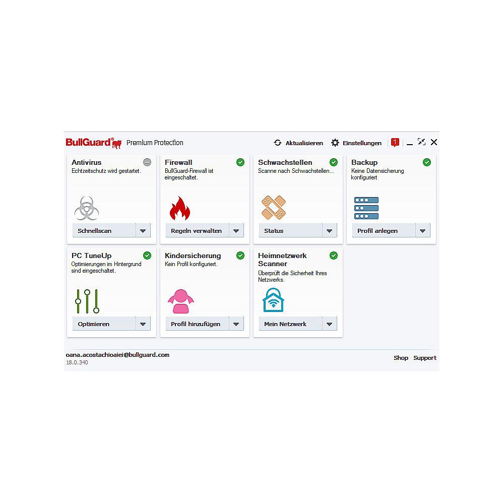 BullGuard Premium Protection 2018 10 Devices 3 Jahre - ESD