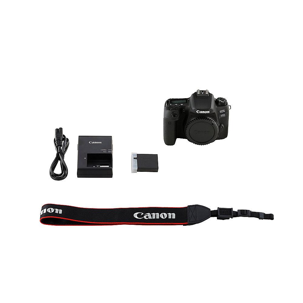 Canon EOS 77D Gehäuse Spiegelreflexkamera