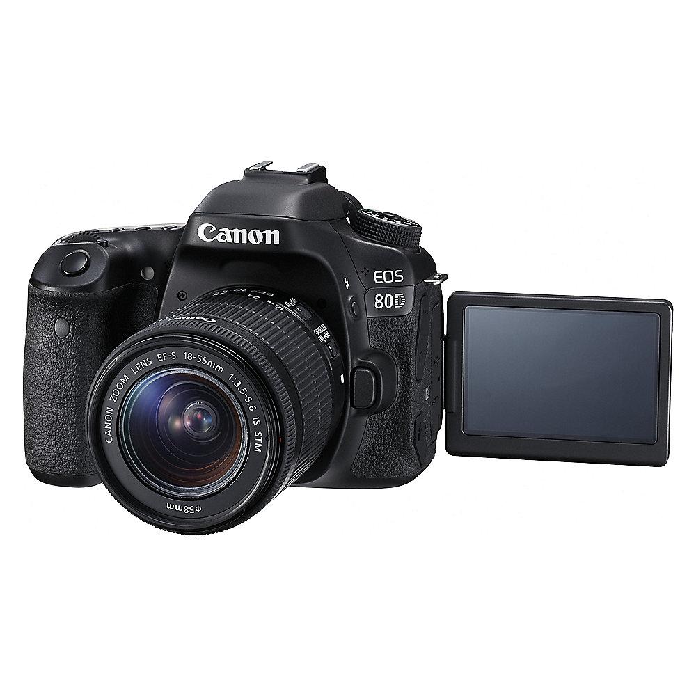 Canon EOS 80D Kit 18-135mm IS USM Spiegelreflexkamera, Canon, EOS, 80D, Kit, 18-135mm, IS, USM, Spiegelreflexkamera