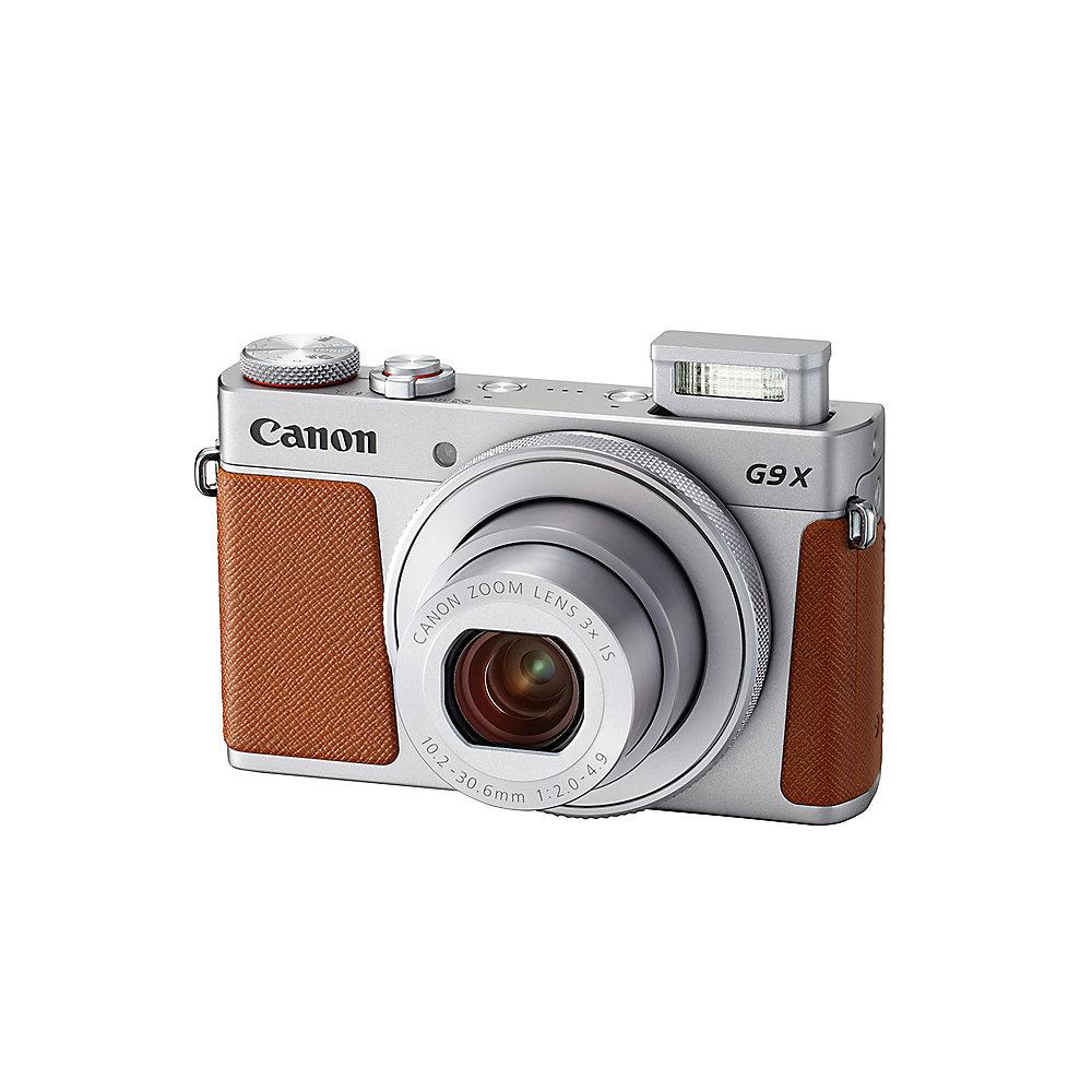 Canon PowerShot G9 X Mark II Digitalkamera silber, Canon, PowerShot, G9, X, Mark, II, Digitalkamera, silber