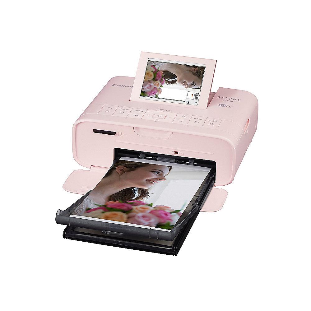 Canon SELPHY CP1300 Pink Fotodrucker WLAN, Canon, SELPHY, CP1300, Pink, Fotodrucker, WLAN