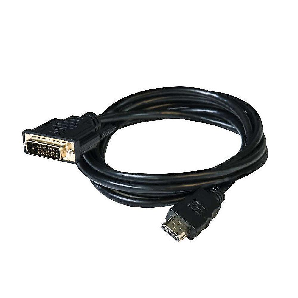 Club 3D HDMI Adapterkabel 2m HDMI zu DVI-D bidirektional schwarz CAC-1210