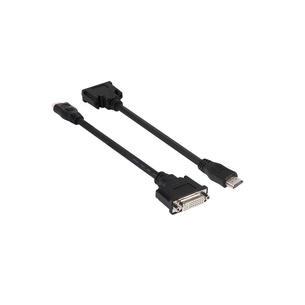Club 3D HDMI Adapterkabel HDMI zu DVI-D passiv St./Bu. schwarz CAC-HMD>DFD