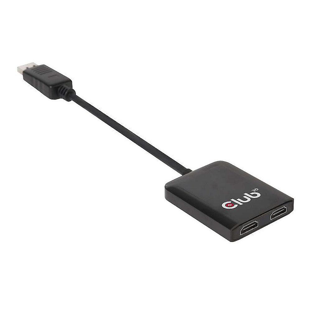 Club 3D MST Hub Displayport 1.2 zu HDMI Dual Monitor schwarz