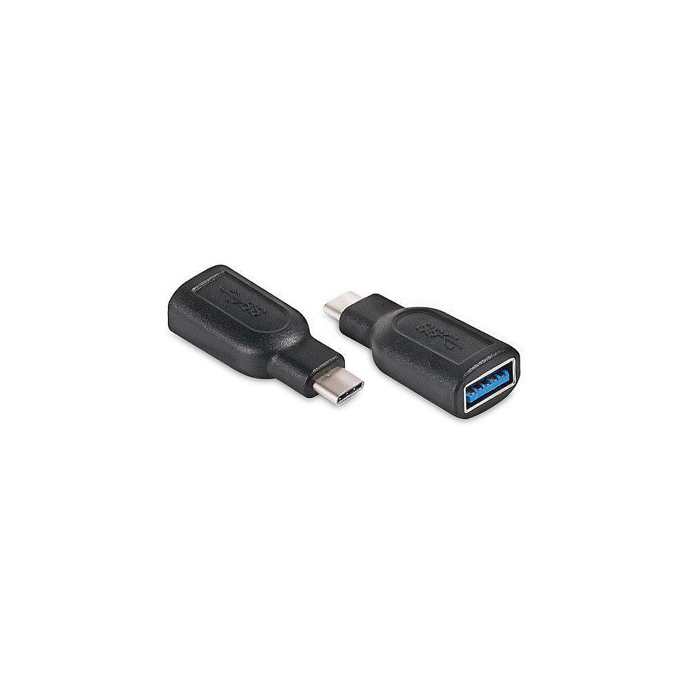 Club 3D USB 3.1 Adapter Typ-C zu USB 3.0 Typ-A St./Bu. schwarz CAA-1521