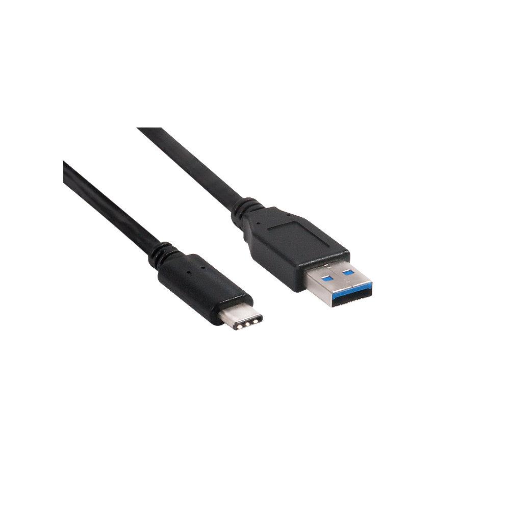 Club 3D USB 3.1 Kabel 1m Typ-C zu Typ-A Power Delivery 60W schwarz CAC-1523