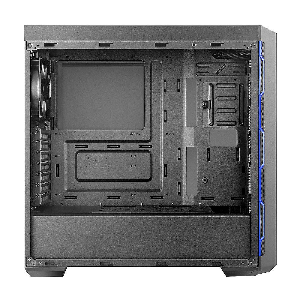 Cooler Master MasterBox MB600L Midi Tower ATX Gehäuse mit Sichtfenster sw/blau, Cooler, Master, MasterBox, MB600L, Midi, Tower, ATX, Gehäuse, Sichtfenster, sw/blau