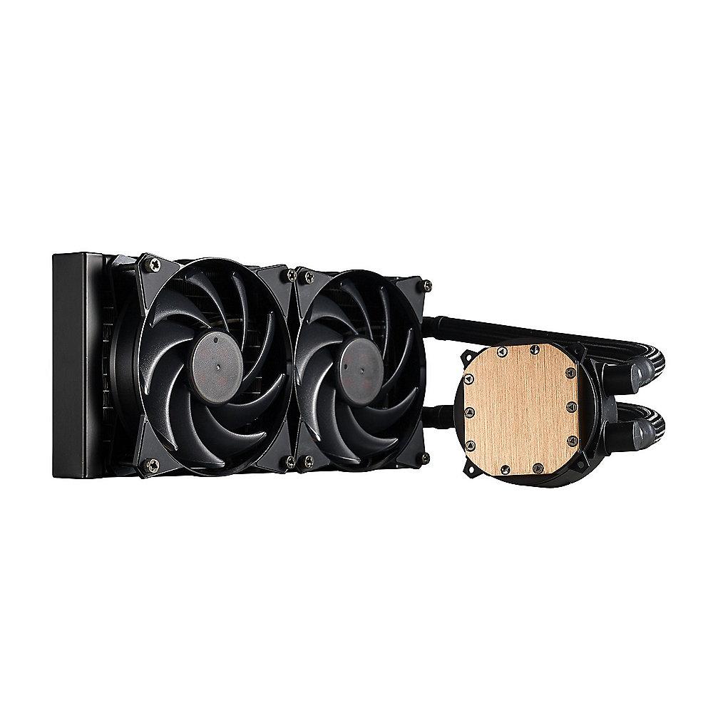 Cooler Master MasterLiquid 240 Wasserkühlung für Intel und AMD CPU, Cooler, Master, MasterLiquid, 240, Wasserkühlung, Intel, AMD, CPU