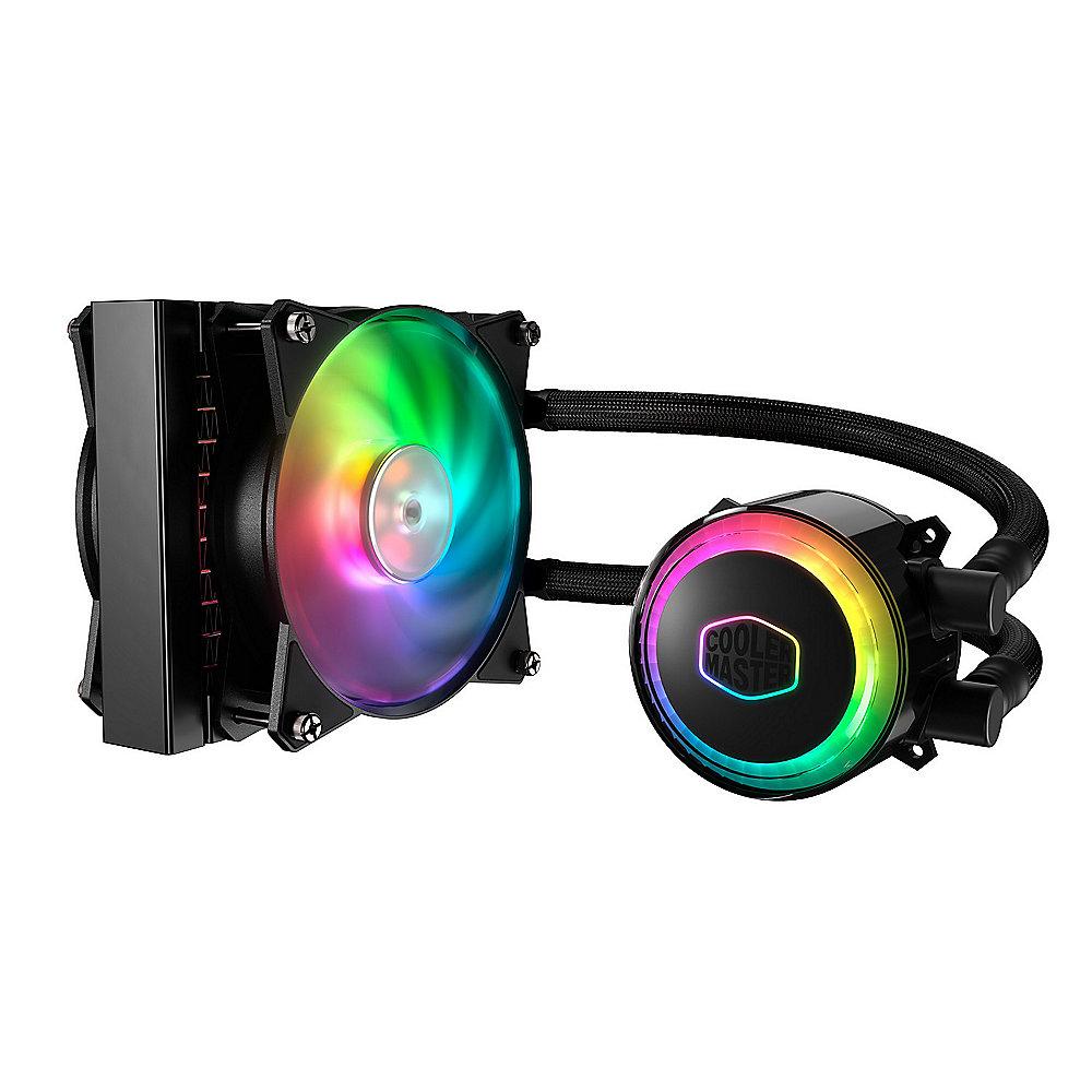 Cooler Master MasterLiquid ML120R RGB Wasserkühlung für Intel und AMD CPU, Cooler, Master, MasterLiquid, ML120R, RGB, Wasserkühlung, Intel, AMD, CPU