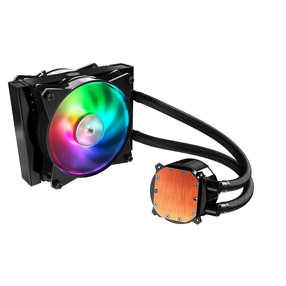 Cooler Master MasterLiquid ML120R RGB Wasserkühlung für Intel und AMD CPU, Cooler, Master, MasterLiquid, ML120R, RGB, Wasserkühlung, Intel, AMD, CPU