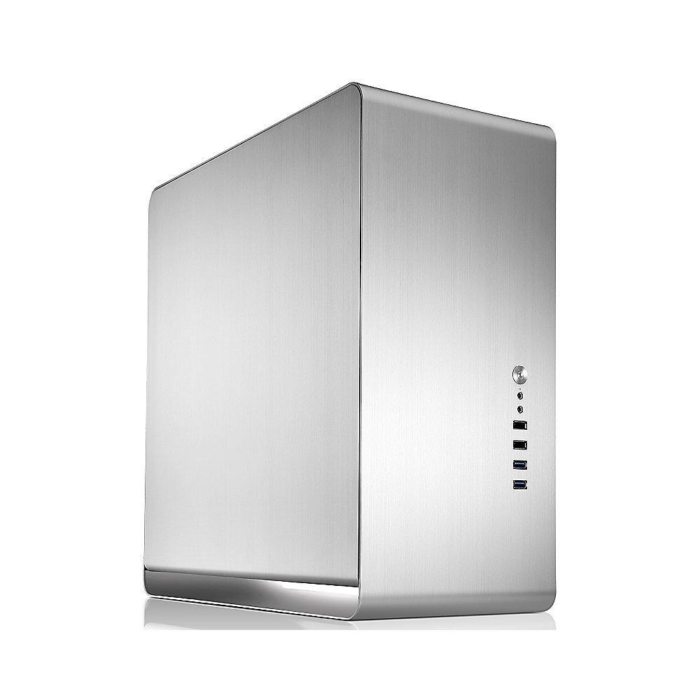 Cooltek Jonsbo UMX4 Midi Tower mATX Gehäuse, USB3.0, Silber