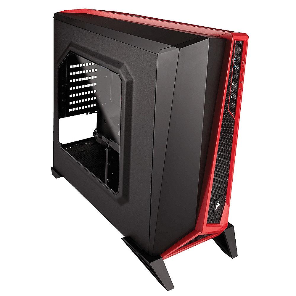 Corsair Carbide SPEC-ALPHA Schwarz/Rot Midi Tower Gaming Gehäuse Seitenfenster