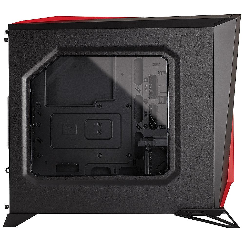 Corsair Carbide SPEC-ALPHA Schwarz/Rot Midi Tower Gaming Gehäuse Seitenfenster