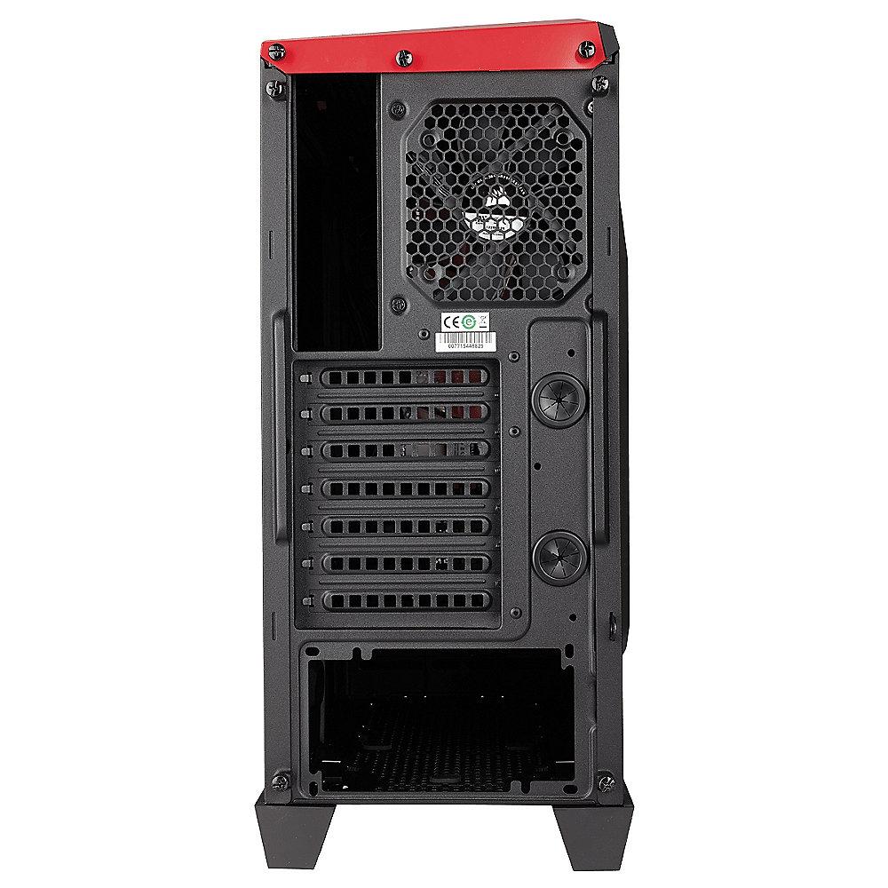 Corsair Carbide SPEC-ALPHA Schwarz/Rot Midi Tower Gaming Gehäuse Seitenfenster