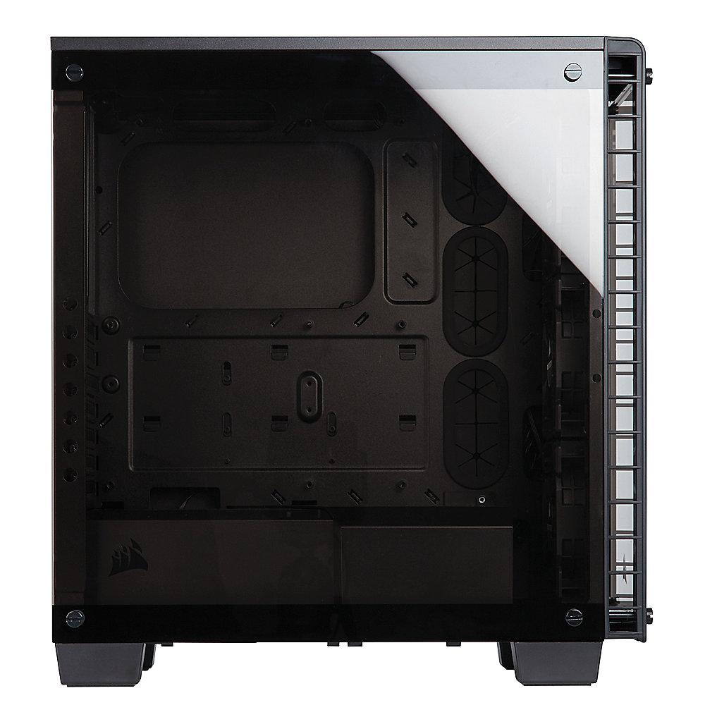 Corsair Crystal 460X RGB Schwarz Midi Tower ATX Gehäuse mit gehärtetem Glas, Corsair, Crystal, 460X, RGB, Schwarz, Midi, Tower, ATX, Gehäuse, gehärtetem, Glas