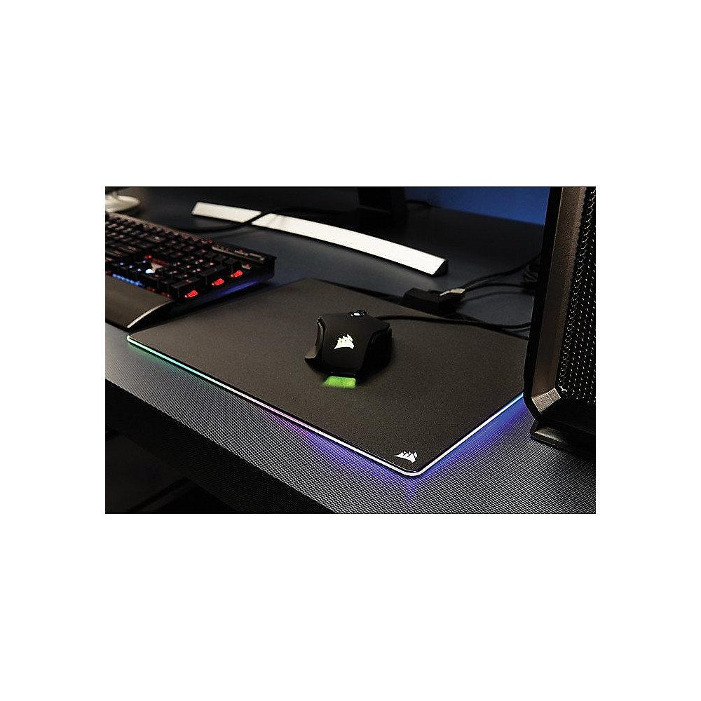 Corsair Gaming Mauspad MM800 RGB Polaris 350mm x 260mm schwarz, Corsair, Gaming, Mauspad, MM800, RGB, Polaris, 350mm, x, 260mm, schwarz