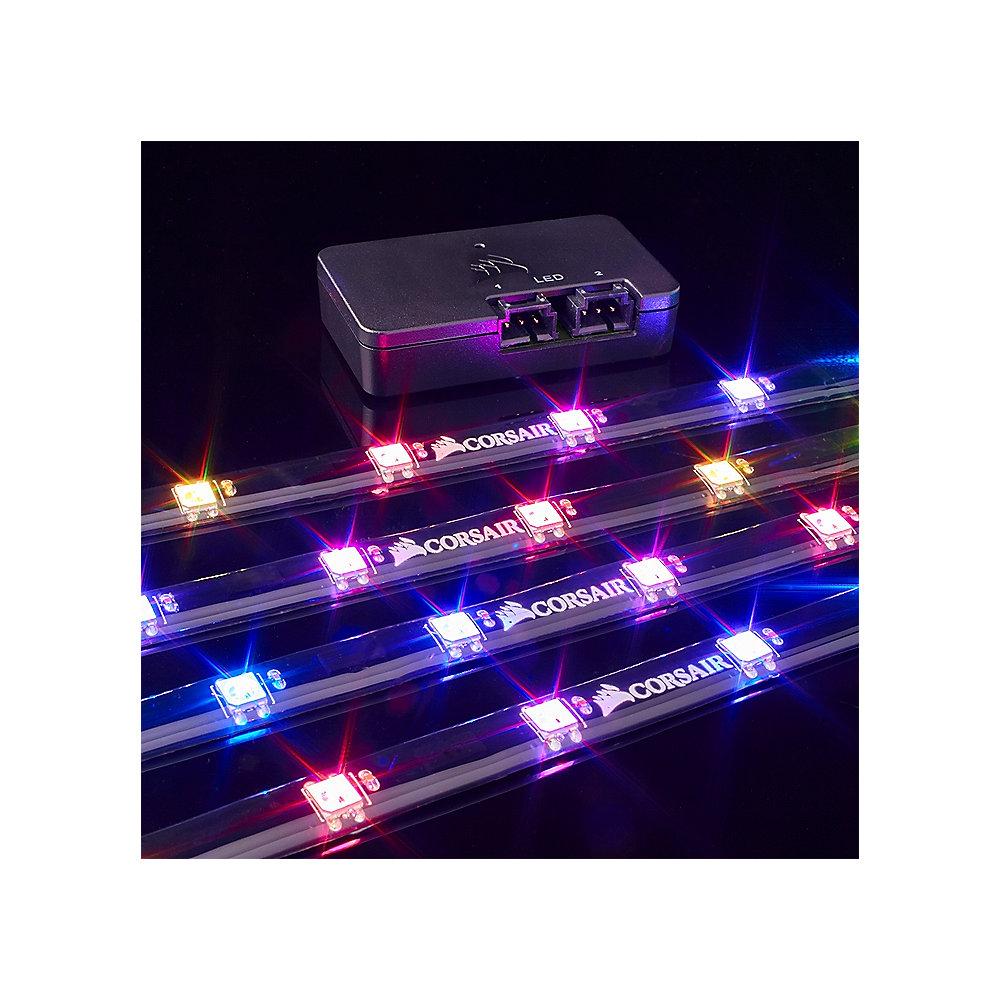 Corsair Lighting Node PRO LED Leuchtleiste RGB, 4 Stück mit Regler