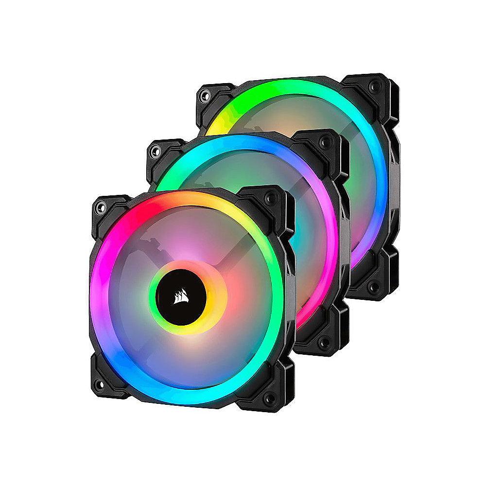 Corsair LL Series LL120 LED RGB Lüfter 120 mm 3er SET mit Lightning Node PRO, Corsair, LL, Series, LL120, LED, RGB, Lüfter, 120, mm, 3er, SET, Lightning, Node, PRO