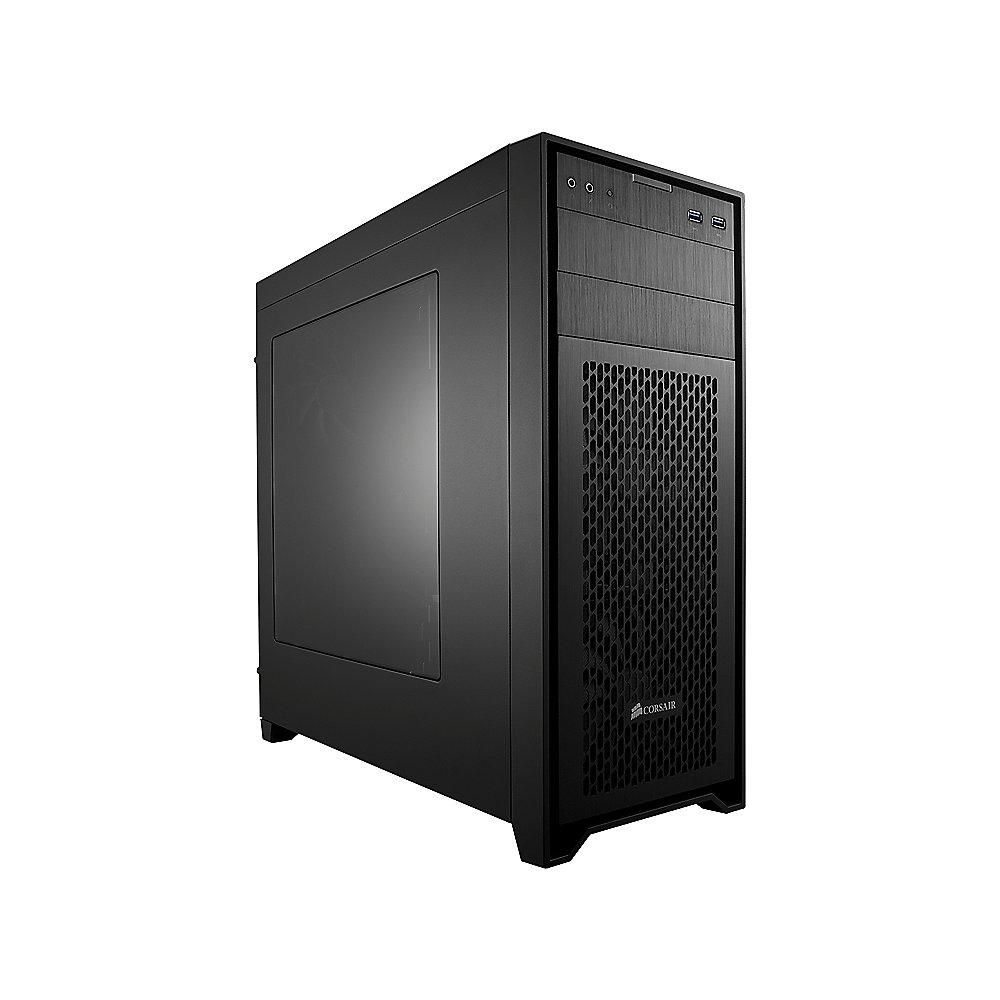 Corsair Obsidian 450D Mid Tower Gehäuse mit Seitenfenster ATX schwarz (ohne NT)