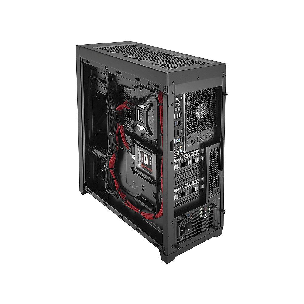 Corsair Obsidian 450D Mid Tower Gehäuse mit Seitenfenster ATX schwarz (ohne NT)