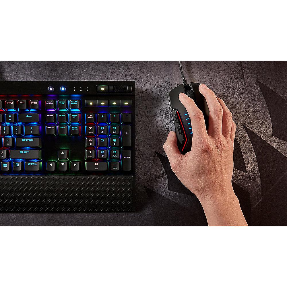 Corsair Optische Gaming Maus GLAIVE RGB 16.000dpi MOBA schwarz, Corsair, Optische, Gaming, Maus, GLAIVE, RGB, 16.000dpi, MOBA, schwarz