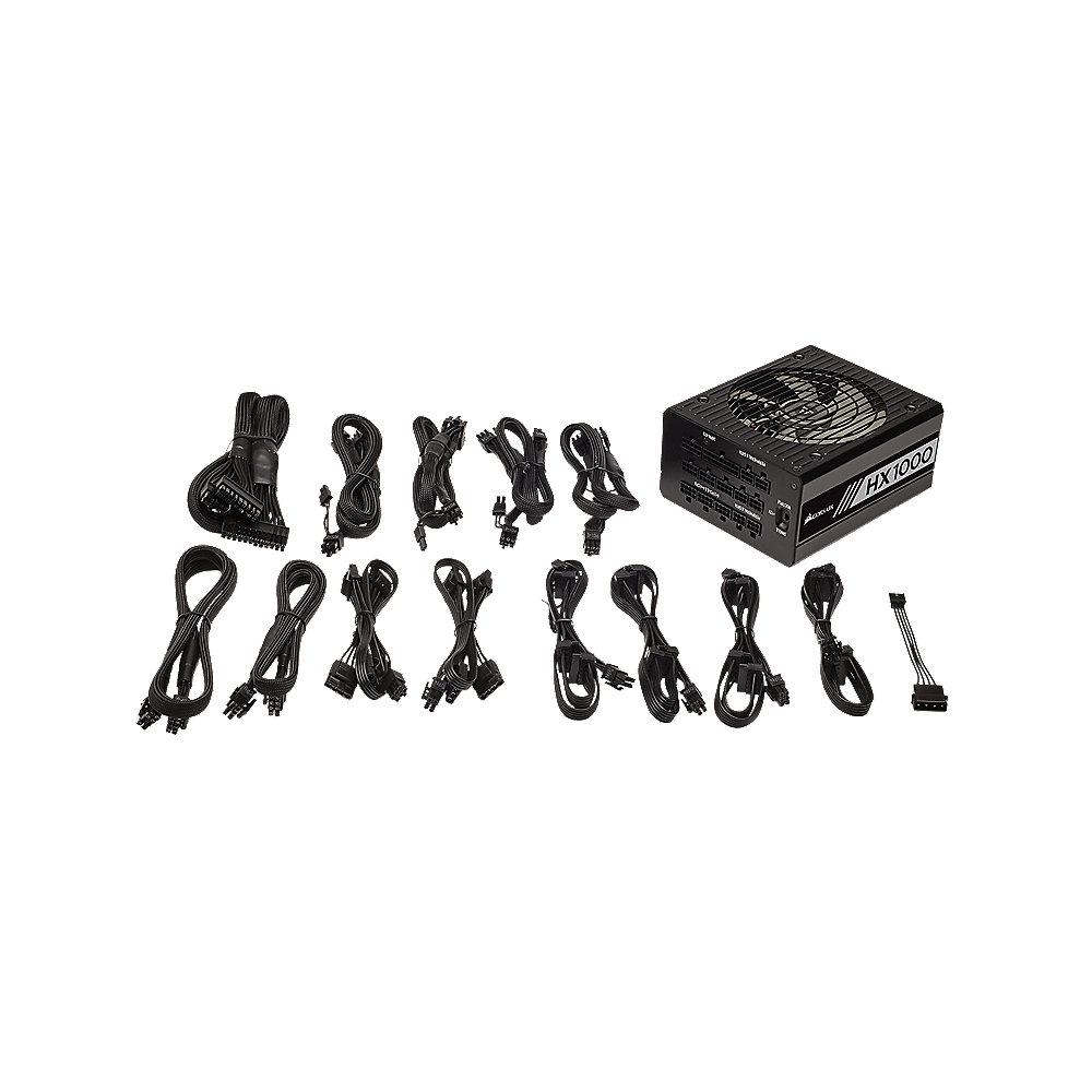 Corsair Professional Series HX1000 ATX 2.4 Netzteil 80  Platinum 135mm Lüfter