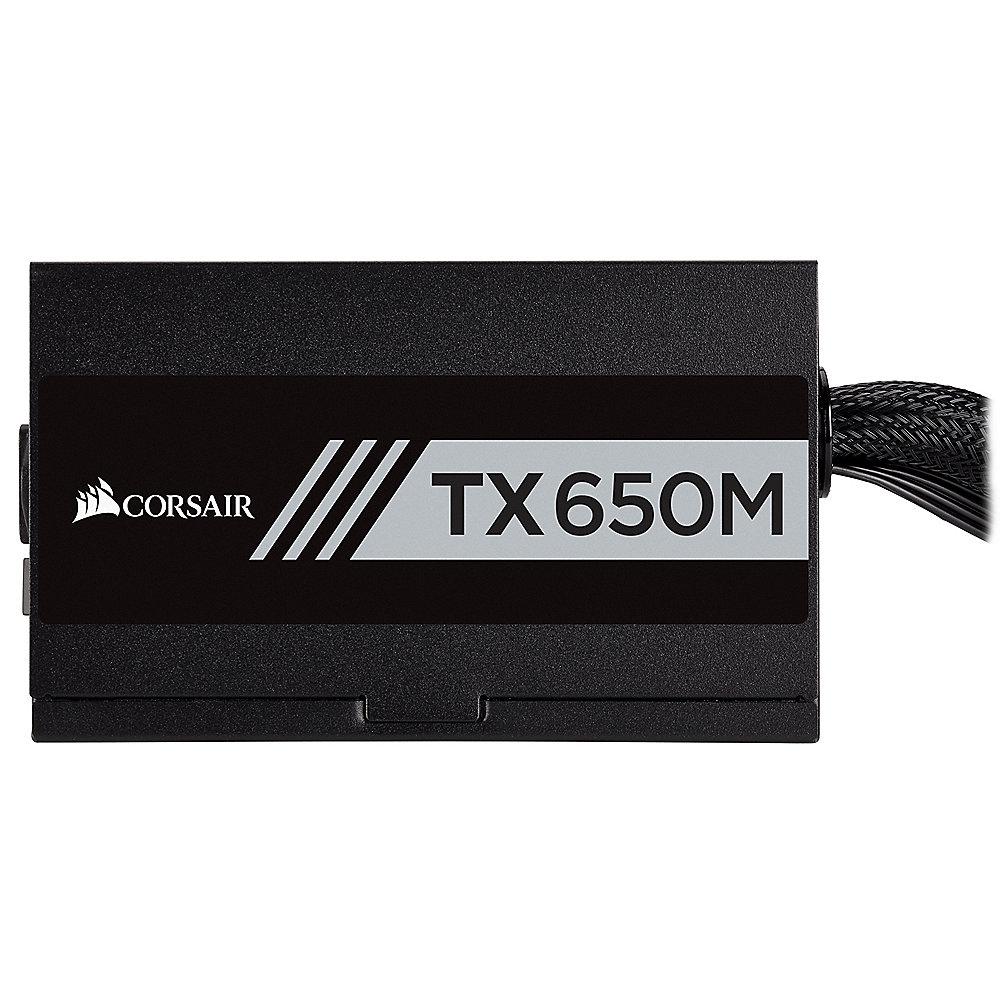 Corsair TX Series TX650M ATX 2.4 EPS 2.92 aktiv PFC Netzteil 80  Gold (modular)