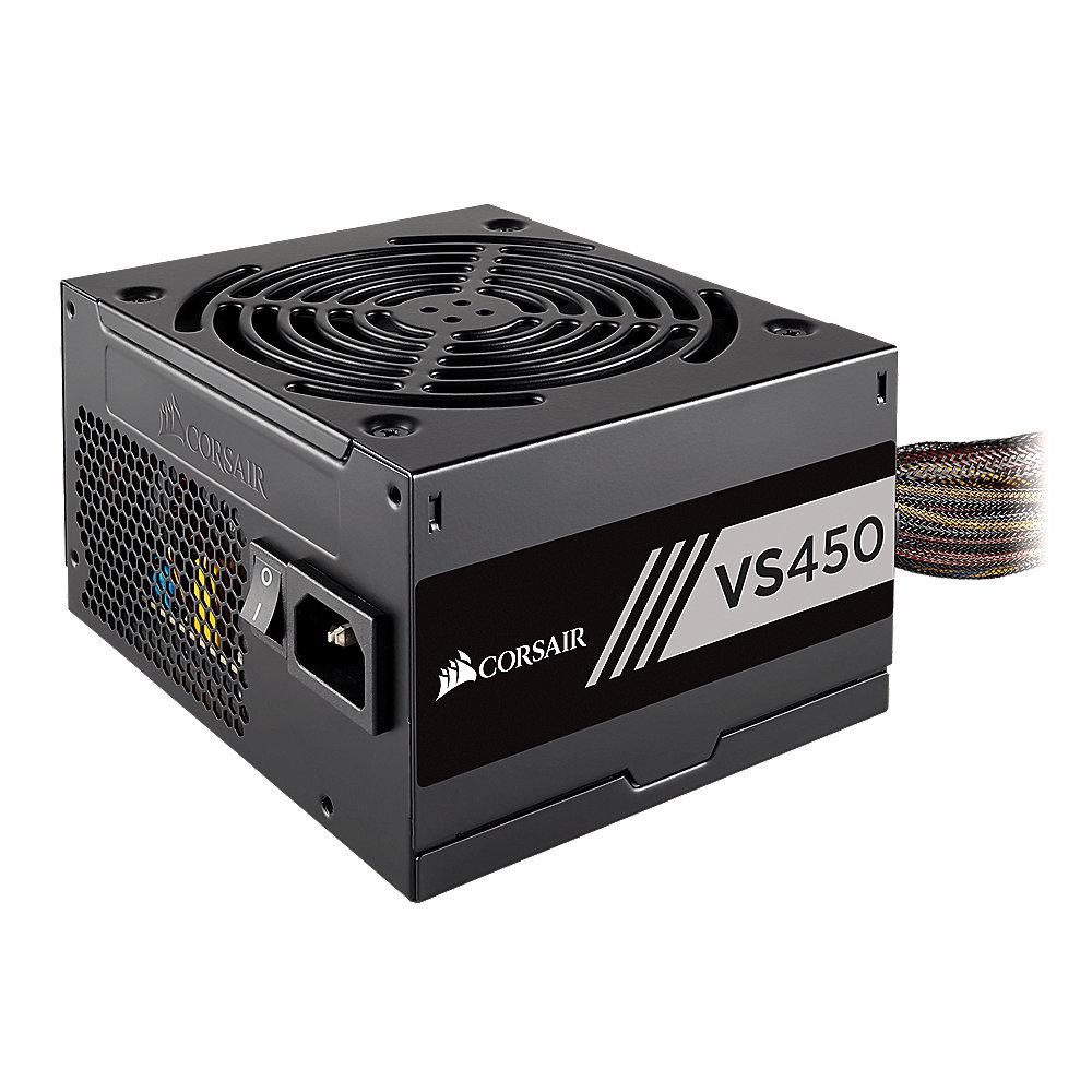 Corsair VS Series VS450 ATX 2.31 80  aktiv PFC Netzteil, Corsair, VS, Series, VS450, ATX, 2.31, 80, aktiv, PFC, Netzteil